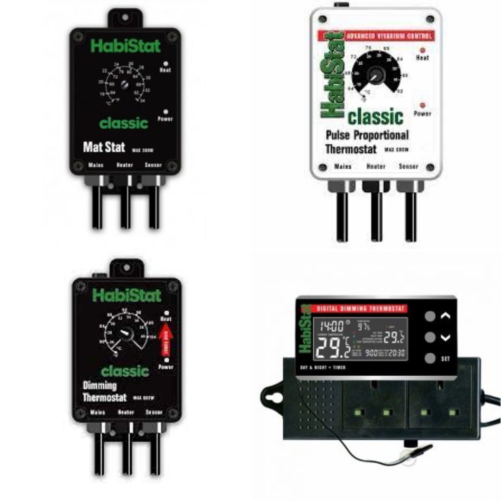 HabiStat Thermostats – Mat Stat, Dimming & Digital Dimming Reptile Thermostats