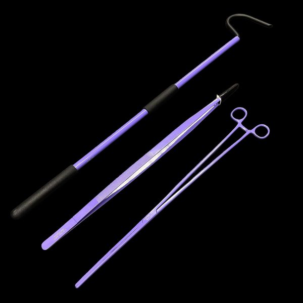 Hook and Feeding Tool Sets Pink, Blue, Black and Purple!