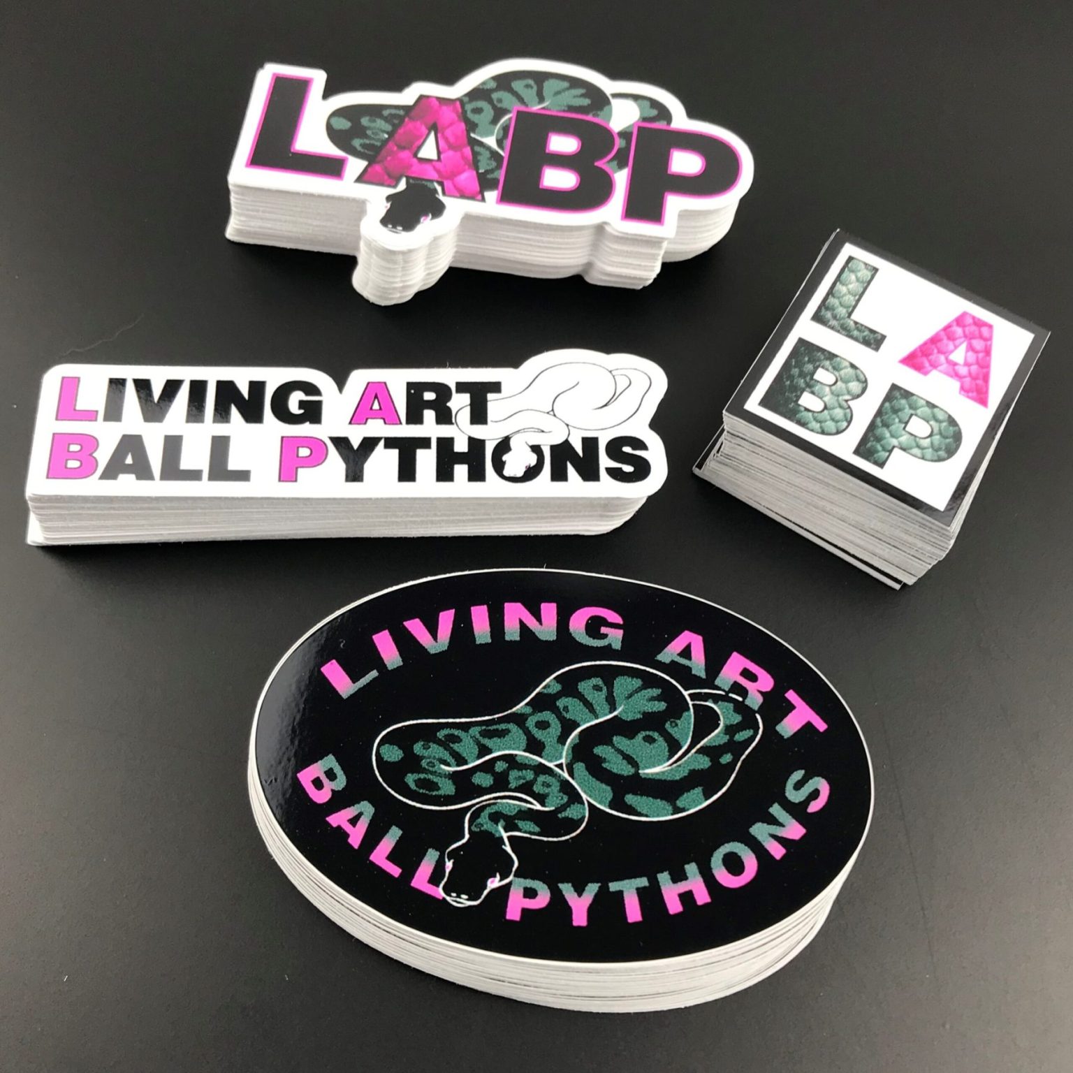Sticker Set - Living Art Ball Pythons