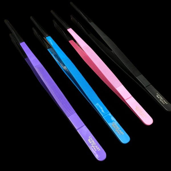 14 and 20 Inch Tipped Feeding Tweezers