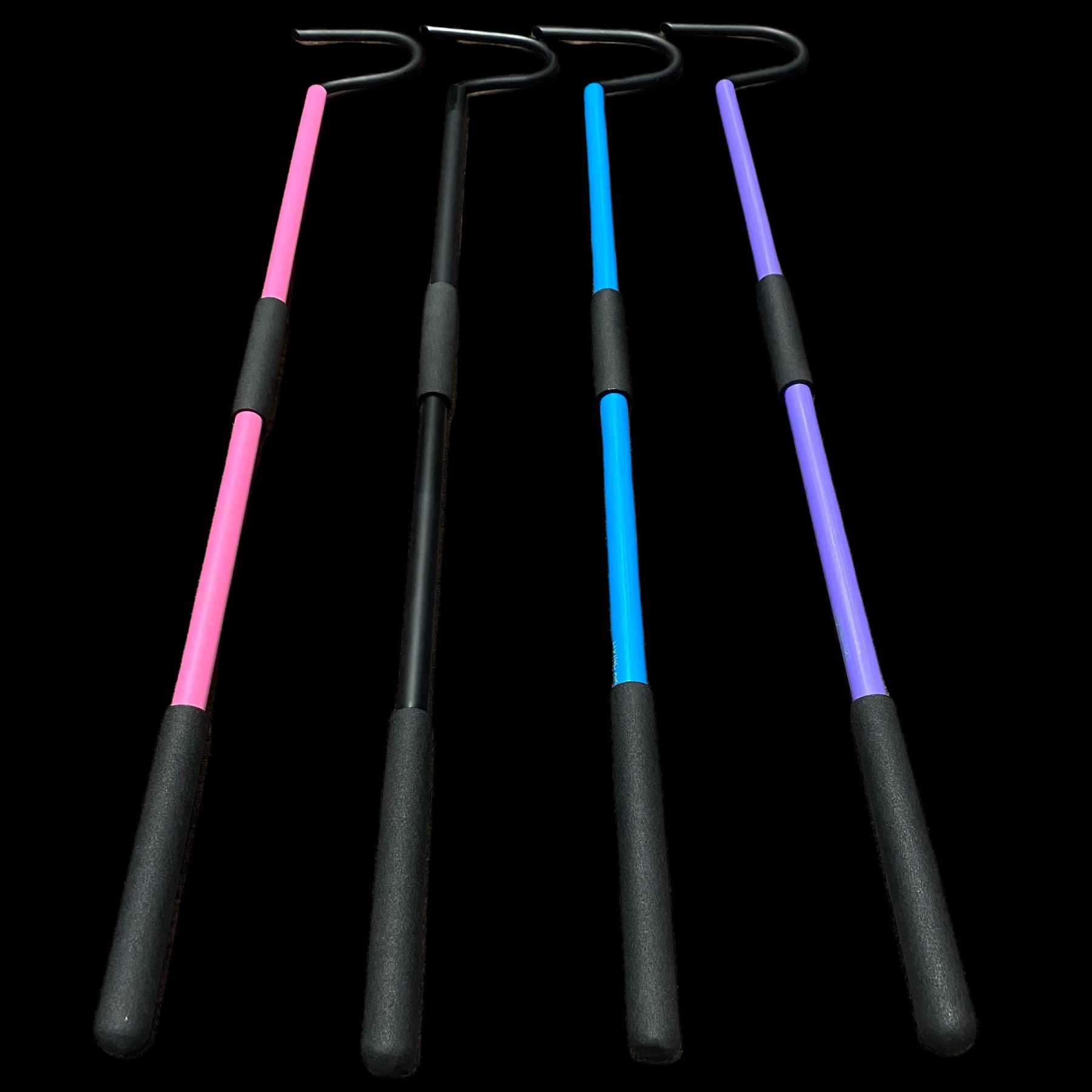 24 and 30inch Hooks (Blue, Black, Pink & Purple)