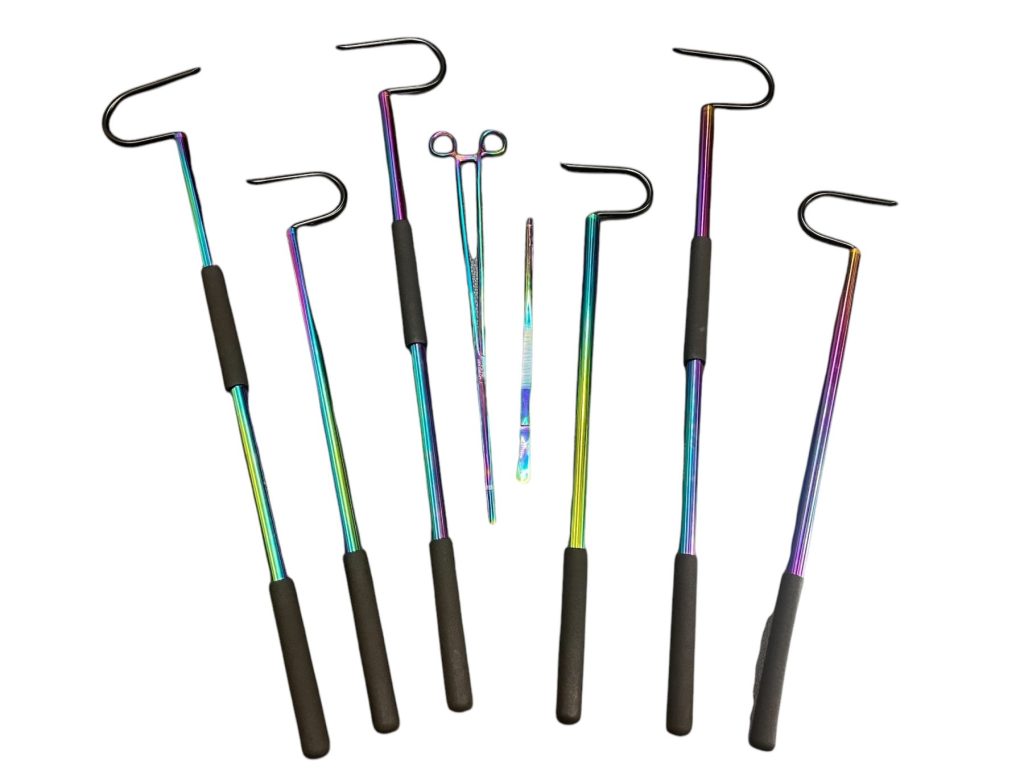 LABP Holographic Reptile Feeding Tool Set – Snake Hook & Feeding Tongs Bundle LABP Holographic Reptile Feeding Tool Set – Snake Hook & Feeding Tongs Bundle