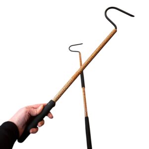 cheetah print snake hooks 24inch.2JPG LABP Cheetah Print Snake Hook – Reptile Handling Hook (24" & 30")