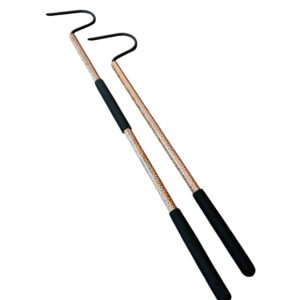 cheetah print snake hooks7 LABP Cheetah Print Snake Hook – Reptile Handling Hook (24" & 30")