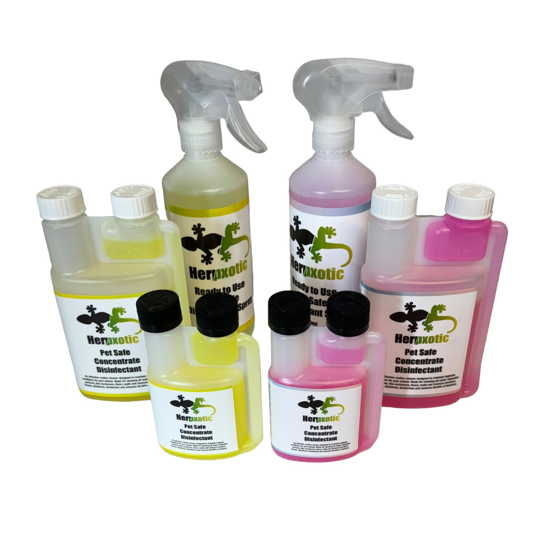 HerpXotics Pet Safe Disinfectant Spray 500ml and 1L – Reptile Vivarium Cleaner & Deodoriser
