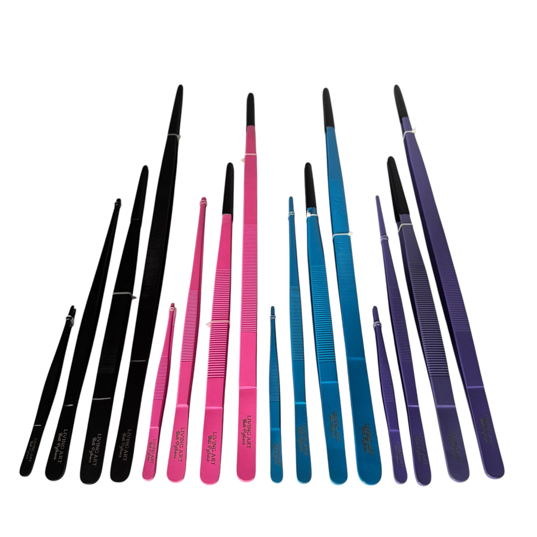 LABP Reptile Feeding Tweezers – Stainless Steel (6", 12", 14" & 20")
