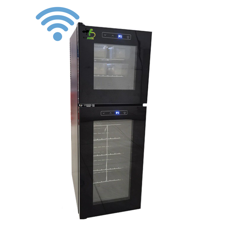 HerpXotics Professional Reptile Incubator HERP-i62 WiFi – Dual Chamber Breeding Incubator