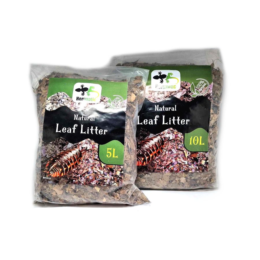 HerpXotics Natural Leaf Litter – Bioactive Substrate for Reptiles & Invertebrates