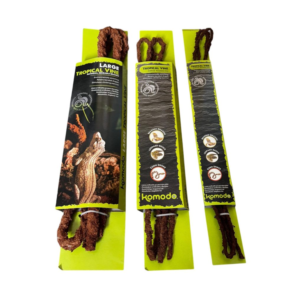 Komodo Tropical Vine – Flexible Artificial Reptile Climbing Vine (3 Sizes) Komodo Tropical Vine – Flexible Artificial Reptile Climbing Vine (3 Sizes)