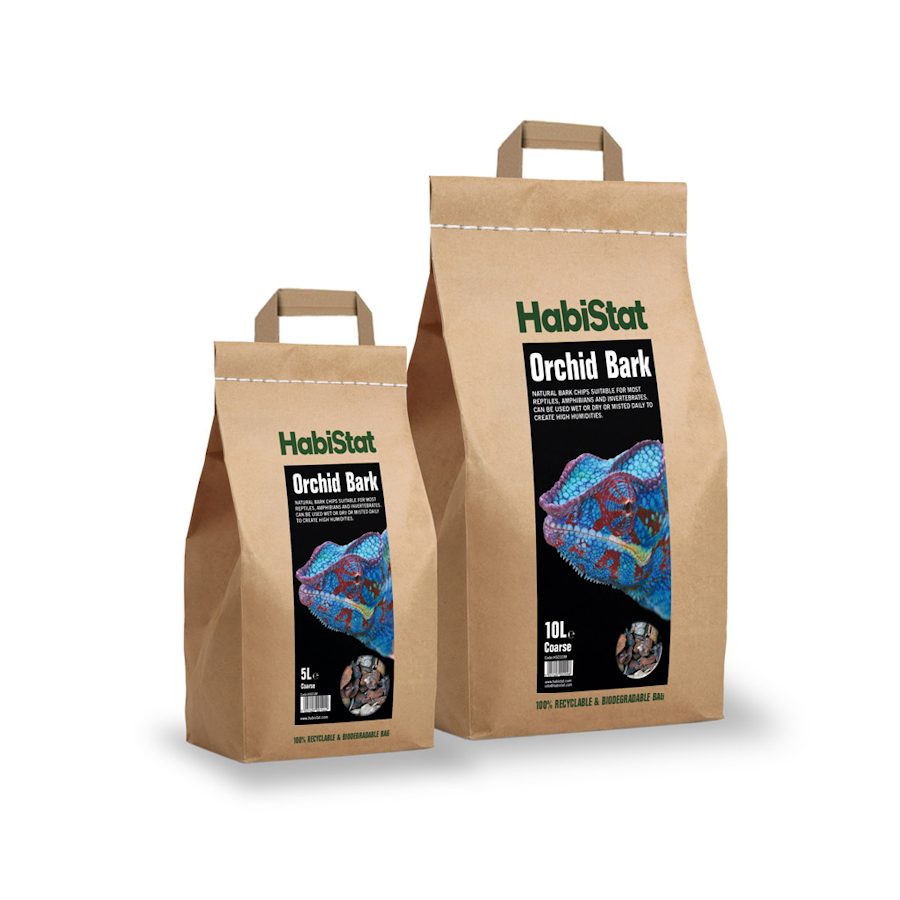 HabiStat Orchid Bark Substrate – Natural Bark for Reptiles & Bioactive Setups