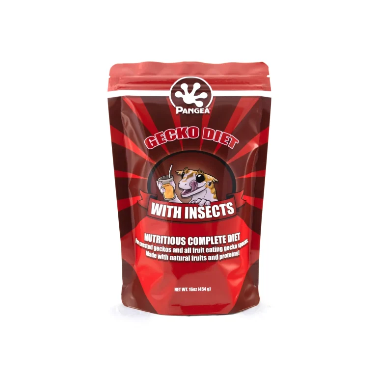 Pangea Gecko Diet with Insects – Complete Crested Gecko Food (2oz, 8oz, 16oz)