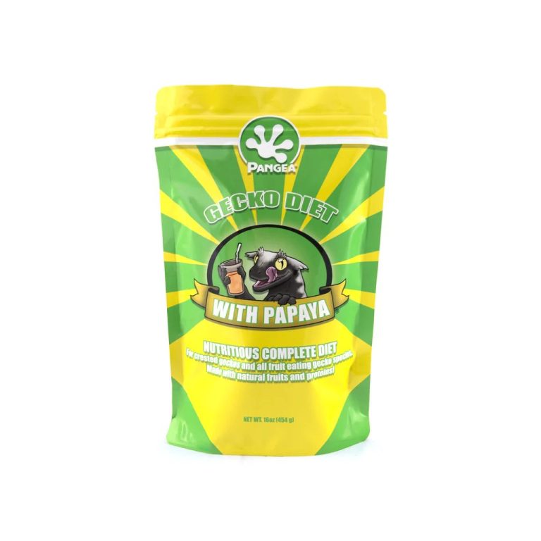 Pangea Gecko Diet with Papaya – Complete Crested Gecko Food (2oz, 8oz, 16oz)