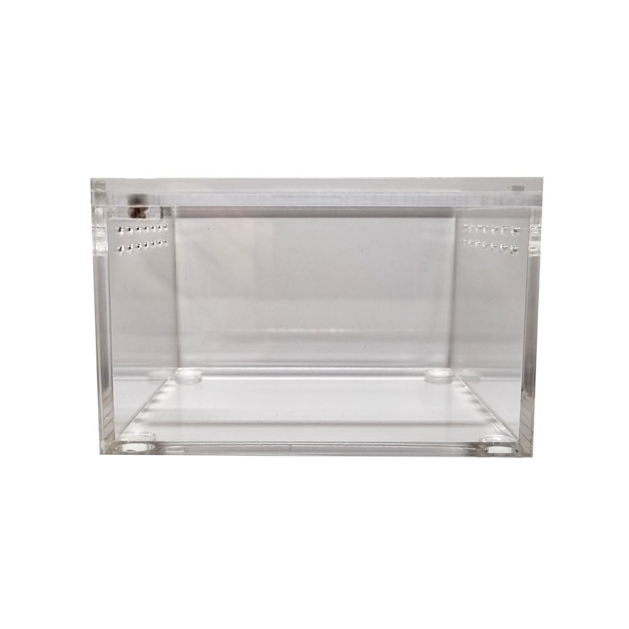 Acrylic Invertebrate Enclosure 105x90x70mm – Spiderling & Sling Terrarium