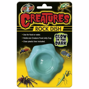 Zoo Med Creatures Rock Dish - Glow in the Dark