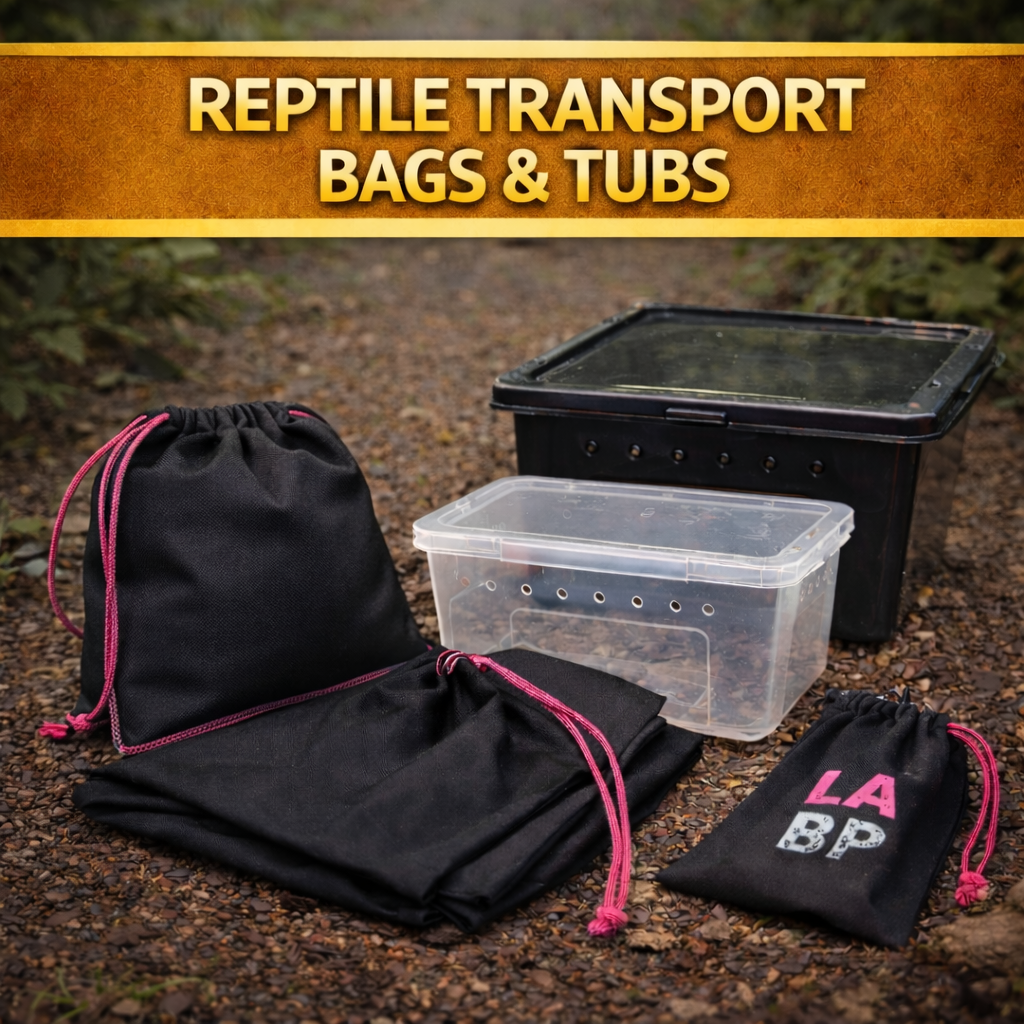 Reptile Transport Bags & Travel Tubs