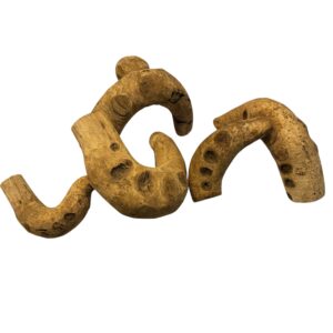 Bamboo root small 4 Natural Bamboo Root Branches for Reptile & Bioactive Vivariums – Small, Medium & Large